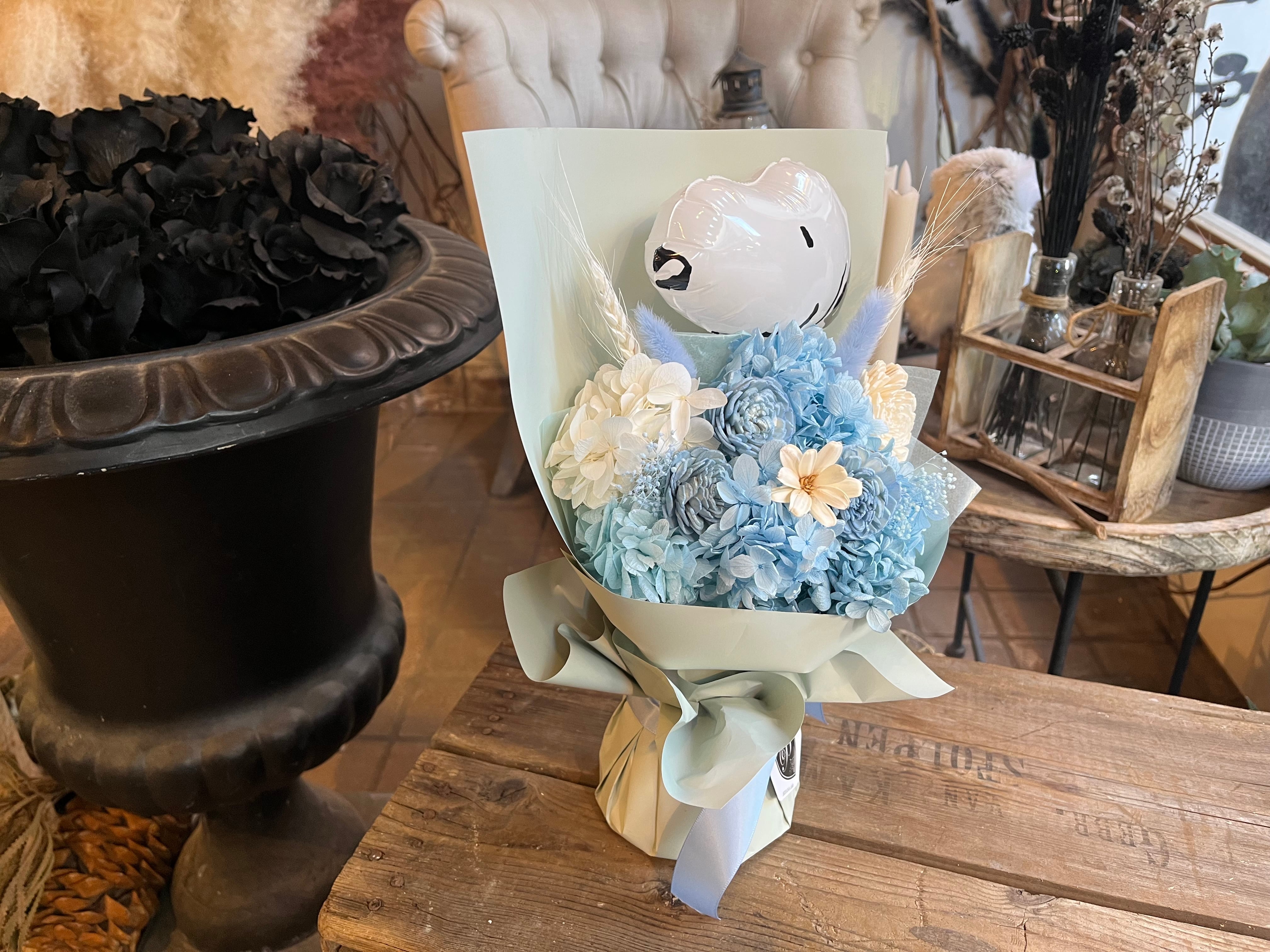 SOLDOUT★雑貨屋がつくる！スヌーピー在庫わずか！卒業花束★バルーンブーケ SNOOPY 卒業祝いバルーンブーケ その他インテリア雑貨 N's balloon