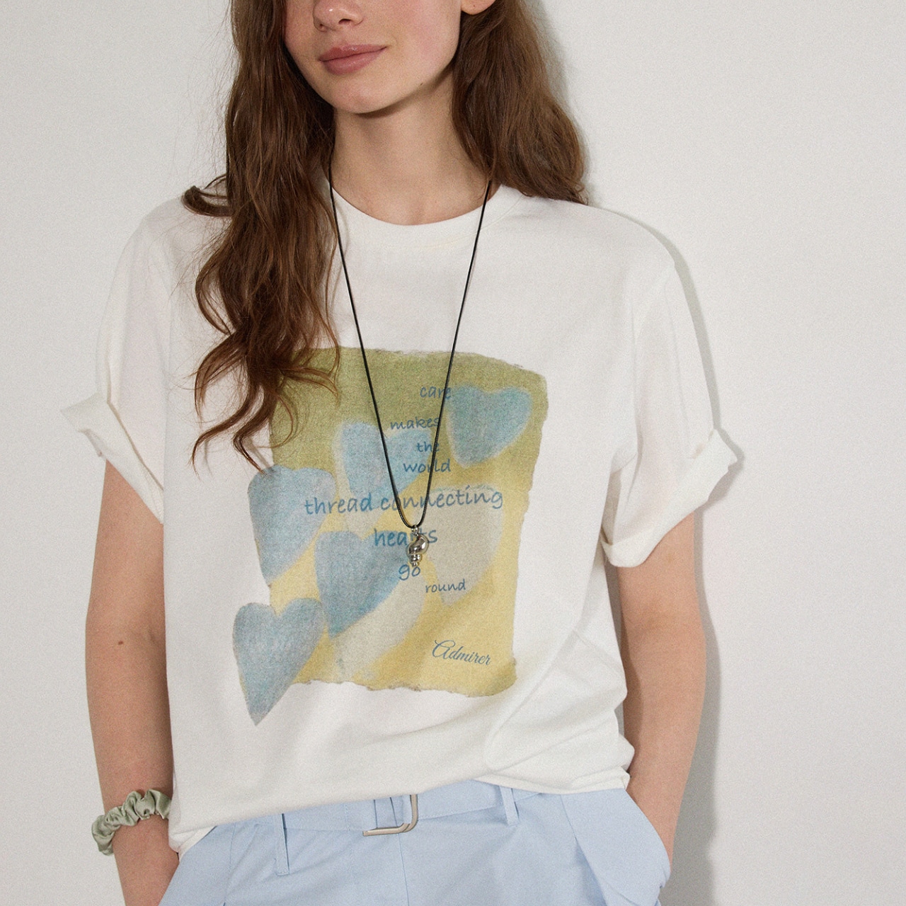 PASTEL HEART TEE　T5102