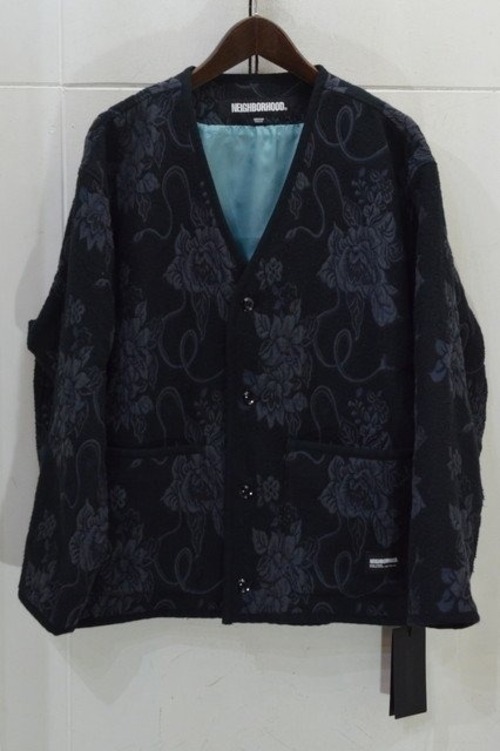 NEIGHBORHOOD Button Jacquard V-Neck Casual Jacket