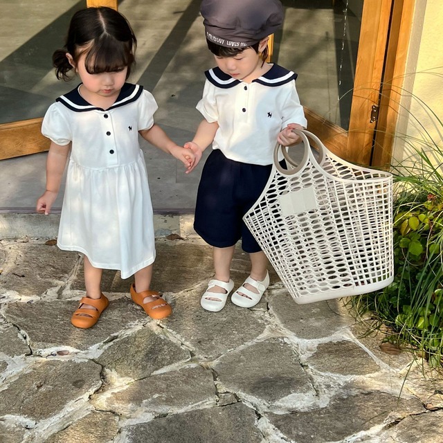 【80-140】夏作セーラー服ワンピースorセットアップ