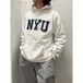 90's "NYU" スウェットパーカー