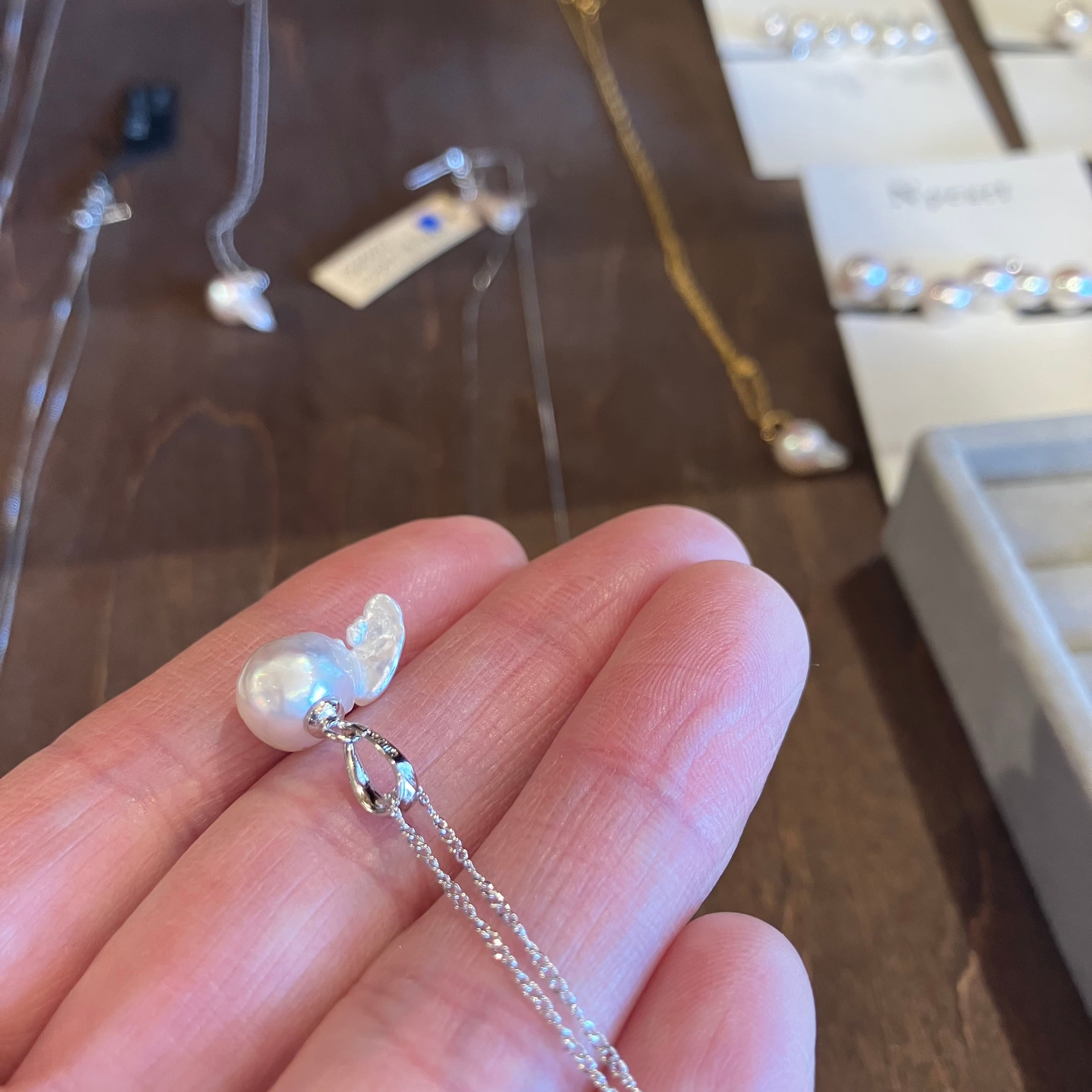 愛媛宇和島産本真珠 一粒パールネックレス N pearl | 歩音 -あるね-