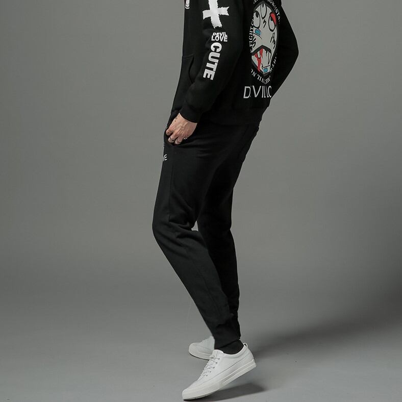 全1色 スウェットパンツ プリント カジュアル ストリート