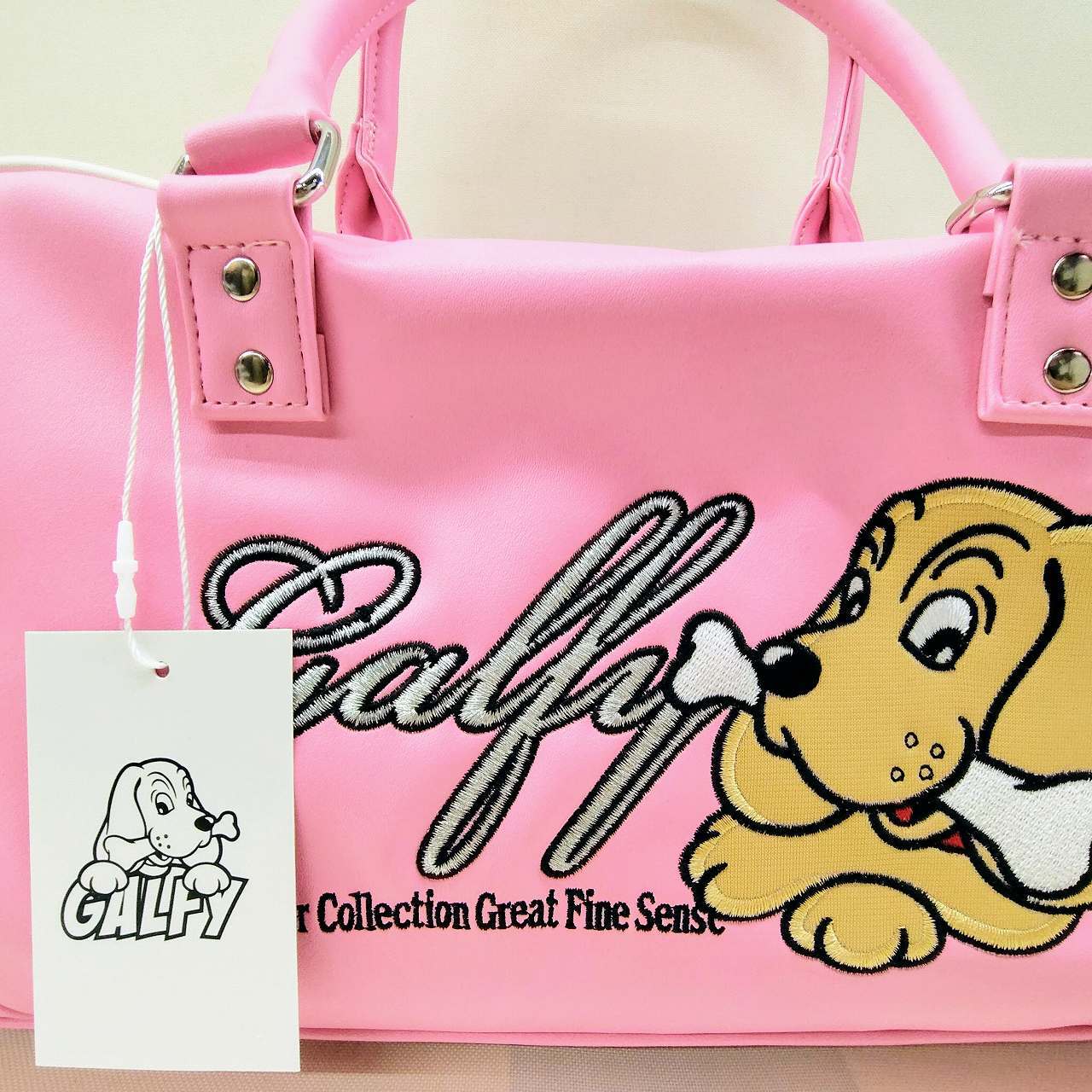 ガルフィー バッグ 2WAY ショルダー ボストンバッグ ピンク GALFY Y2K