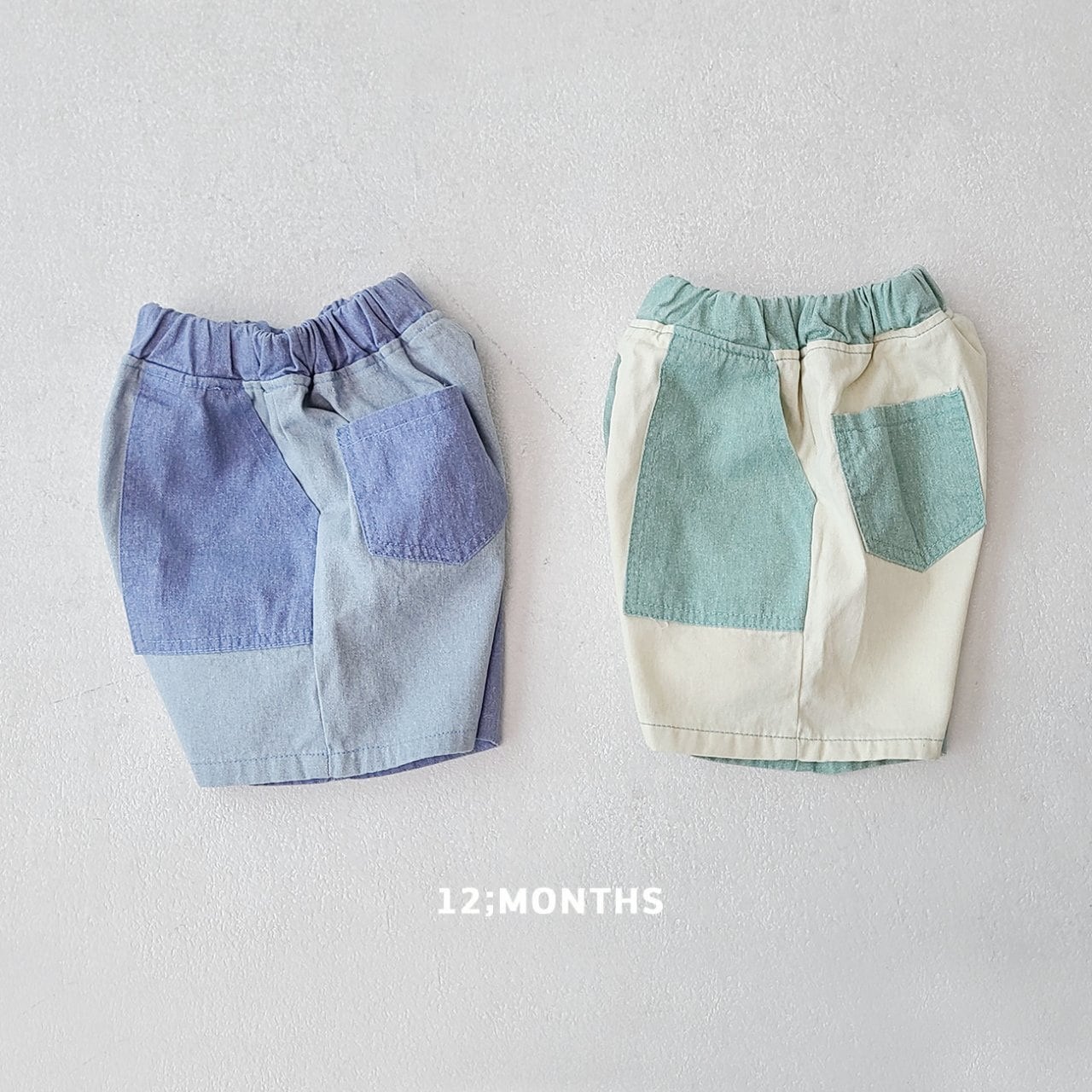 《ラスト2点》【即納】12months/bi-color shortpants