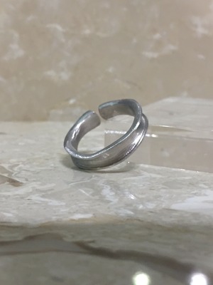 ISONARI : unisex Matt ring (silver925)