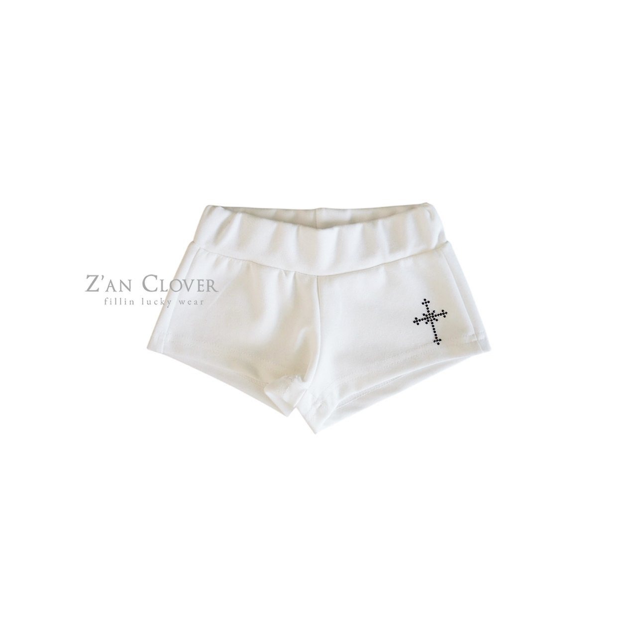 [Z’AN CLOVER] Cross-biker shorts (13/15/17/19) / [지안클로버] 크로스바이커쇼츠 (13/15/17/19)