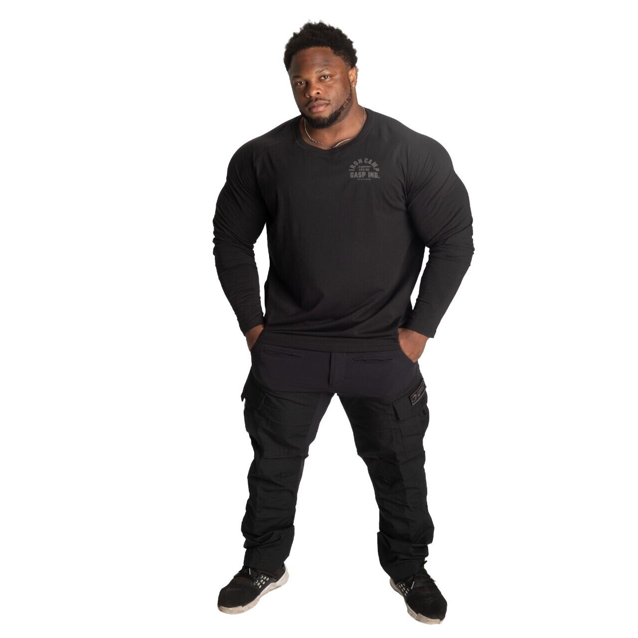 Iron Camp Raglan LS, Black | Fitness Gear Online（GASP公式代理店）