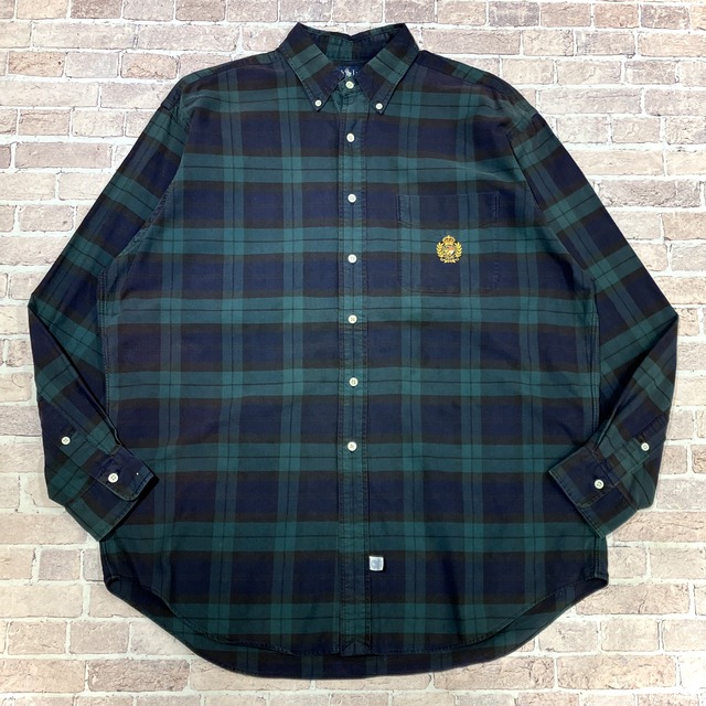 RALPH LAUREN B.D CHECK SHIRT BLACK WATCH