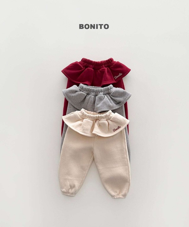 〚予約〛Frilled jogger pants <kids><Jr>