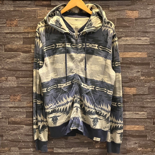 DENIM&SUPPLY F/Z NATIVE AFTER HOODIE