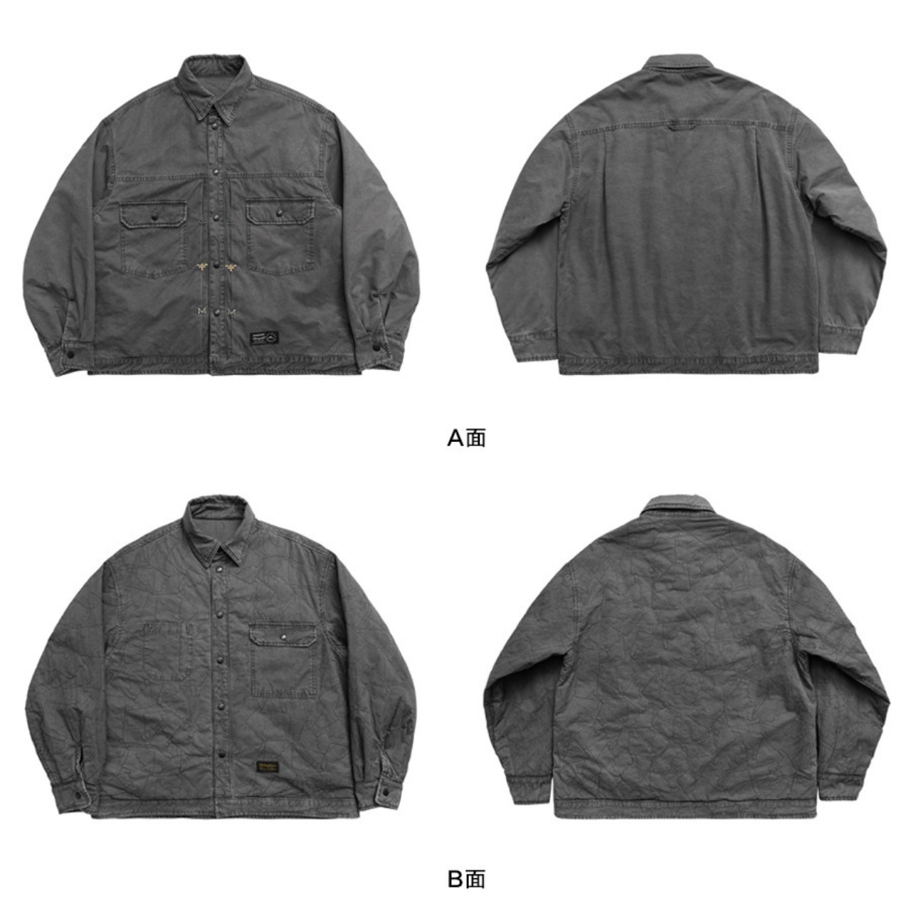 リバーシブル ウォッシュド ワークジャケット K5590 - 9