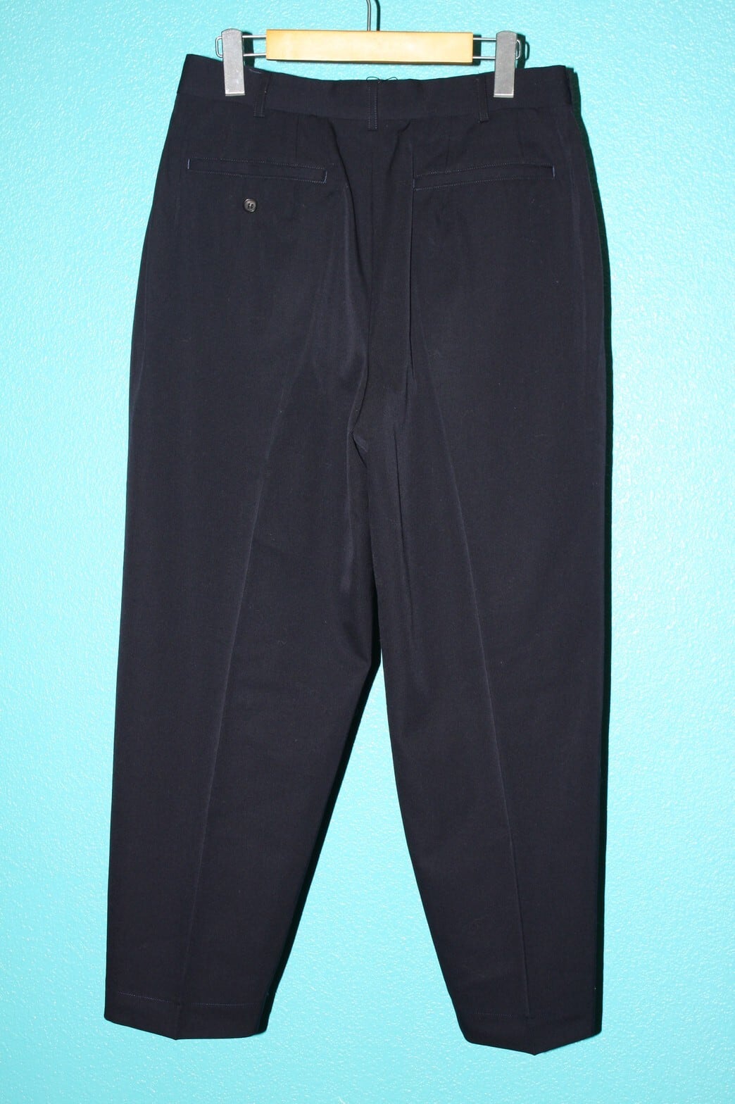 90s (1990) COMME des GARCONS HOMME PLUS Wool Wide Tappered Slacks ...