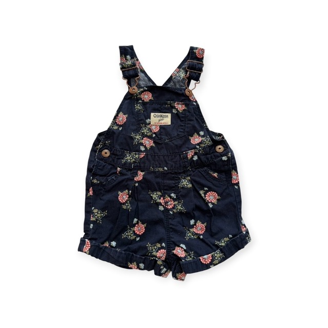 Size 80】Oshkosh ショートオール ネイビー 花柄 | THREE LITTLE PIGS