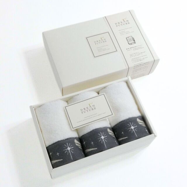 Star Wash Towel 3枚SET Twinkle GRAY / Twinkle GRAY / Twinkle GRAY