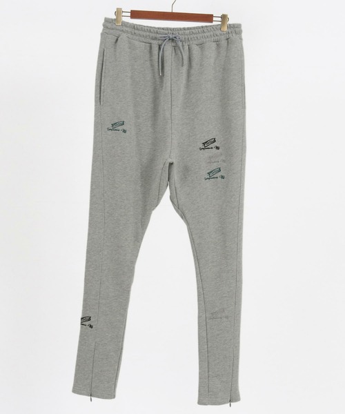 Embroidery Sweat Pants　M.Gray