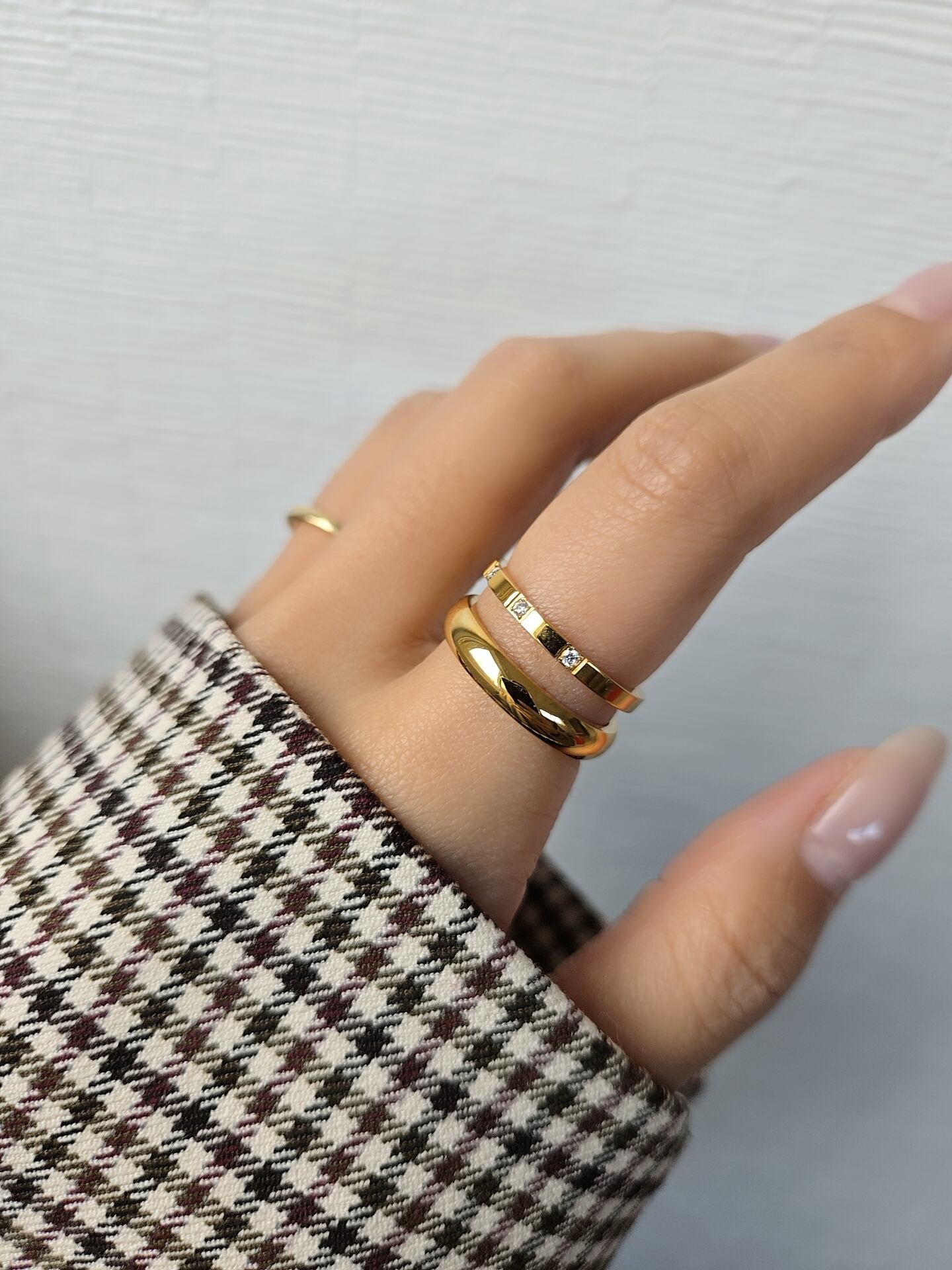 zirconia stainlesssteel ring