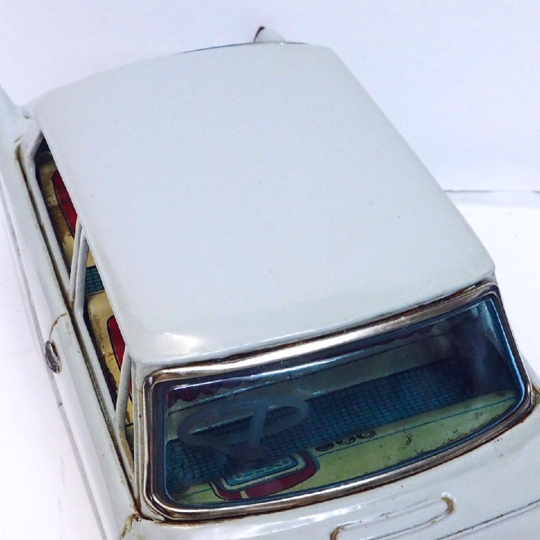 萬代屋【トヨタ パブリカ 水色】ブリキ ミニチュア自動車ミニカー