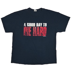 USED【XL】Movie A Good Day to Die Hard ダイハード・ラストデイ Tee / GILDAN ©️2013