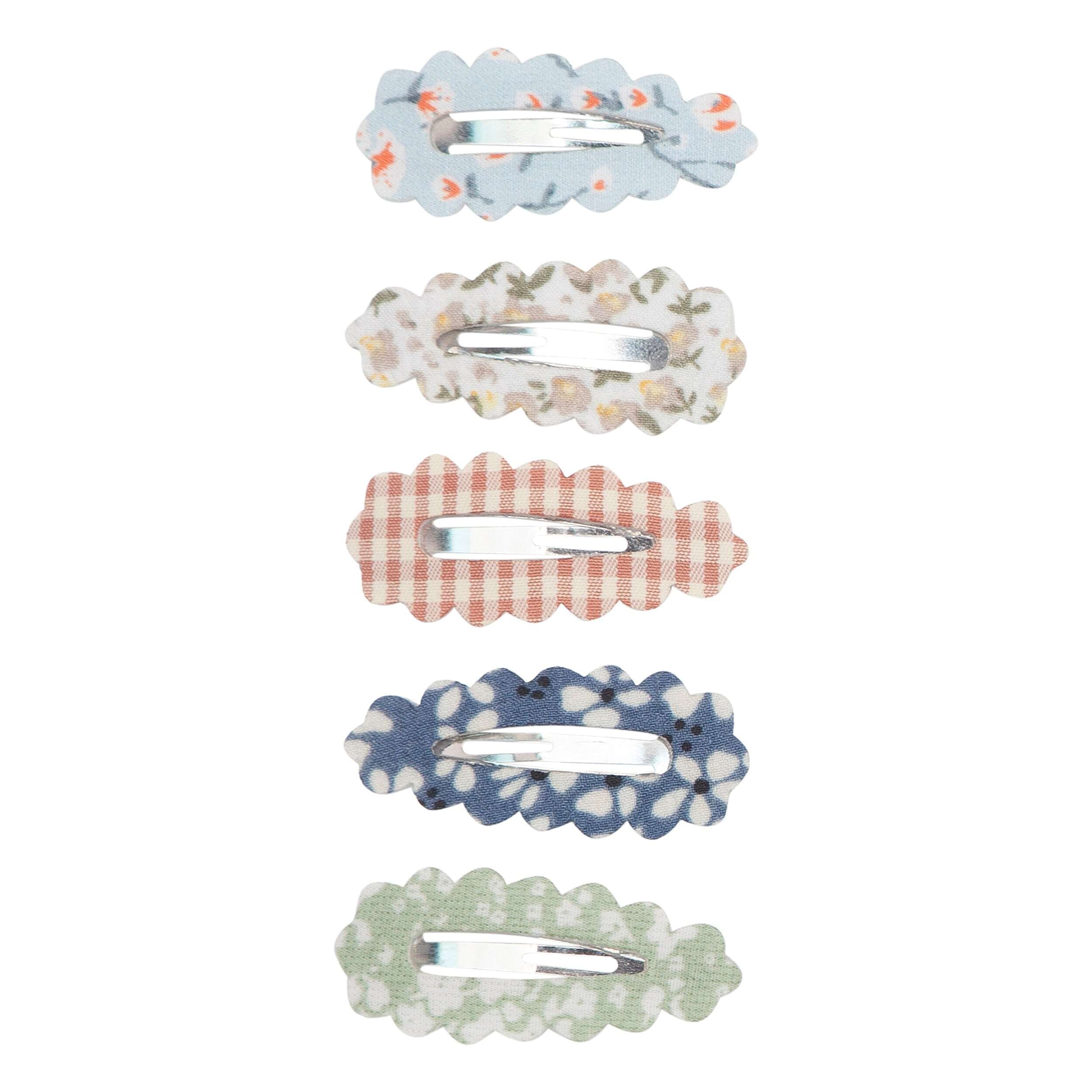 ヘアアクセサリー Mimi MIMI&LULA | Scalloped floral mini clic clacs キッズヘア