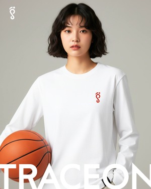 【限定26着】"HINOE 2026" Unfallen - Long Sleeve Tee (white/Cardinal red)