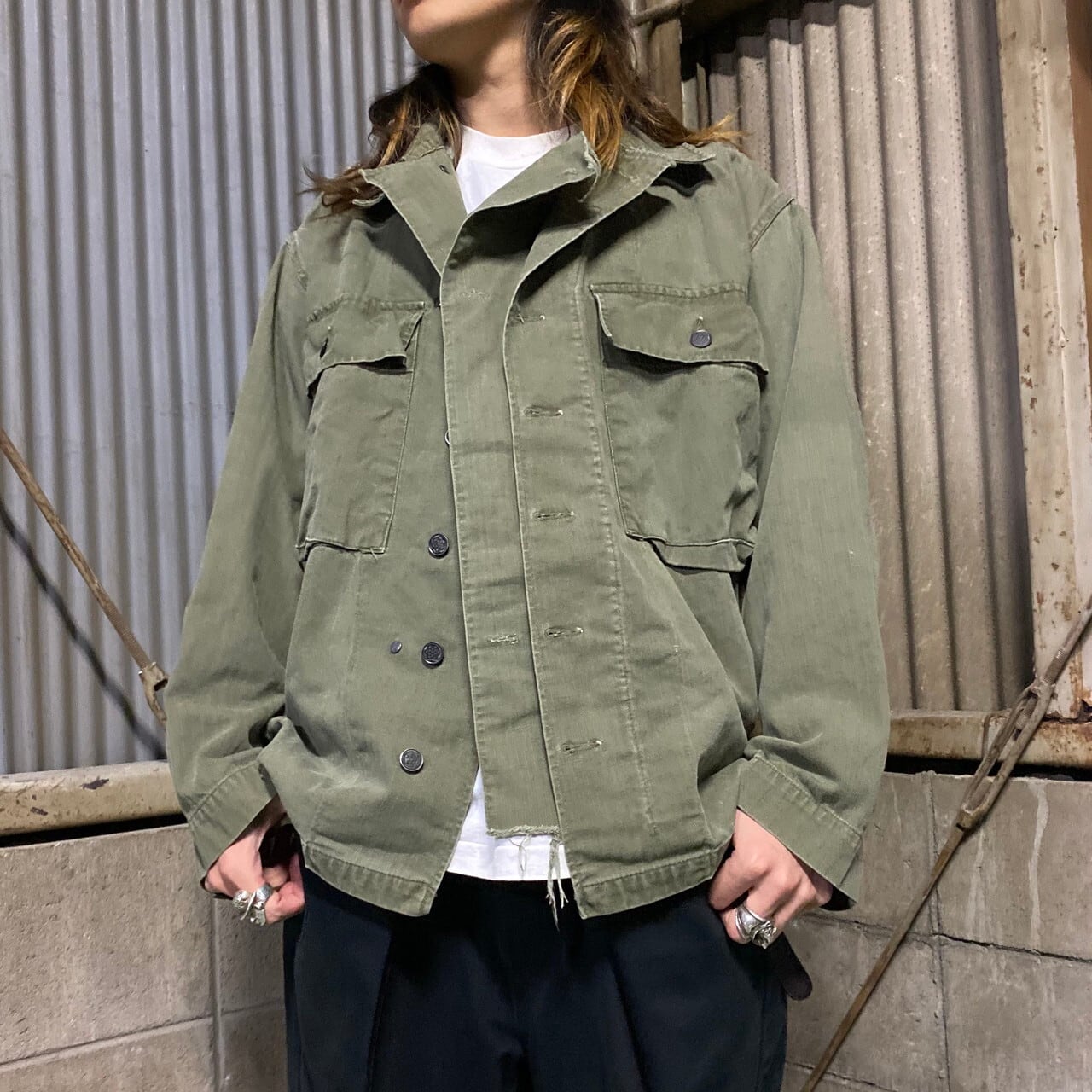 極美品 オリジナル 40s M-43 HBT Jacket 42R-