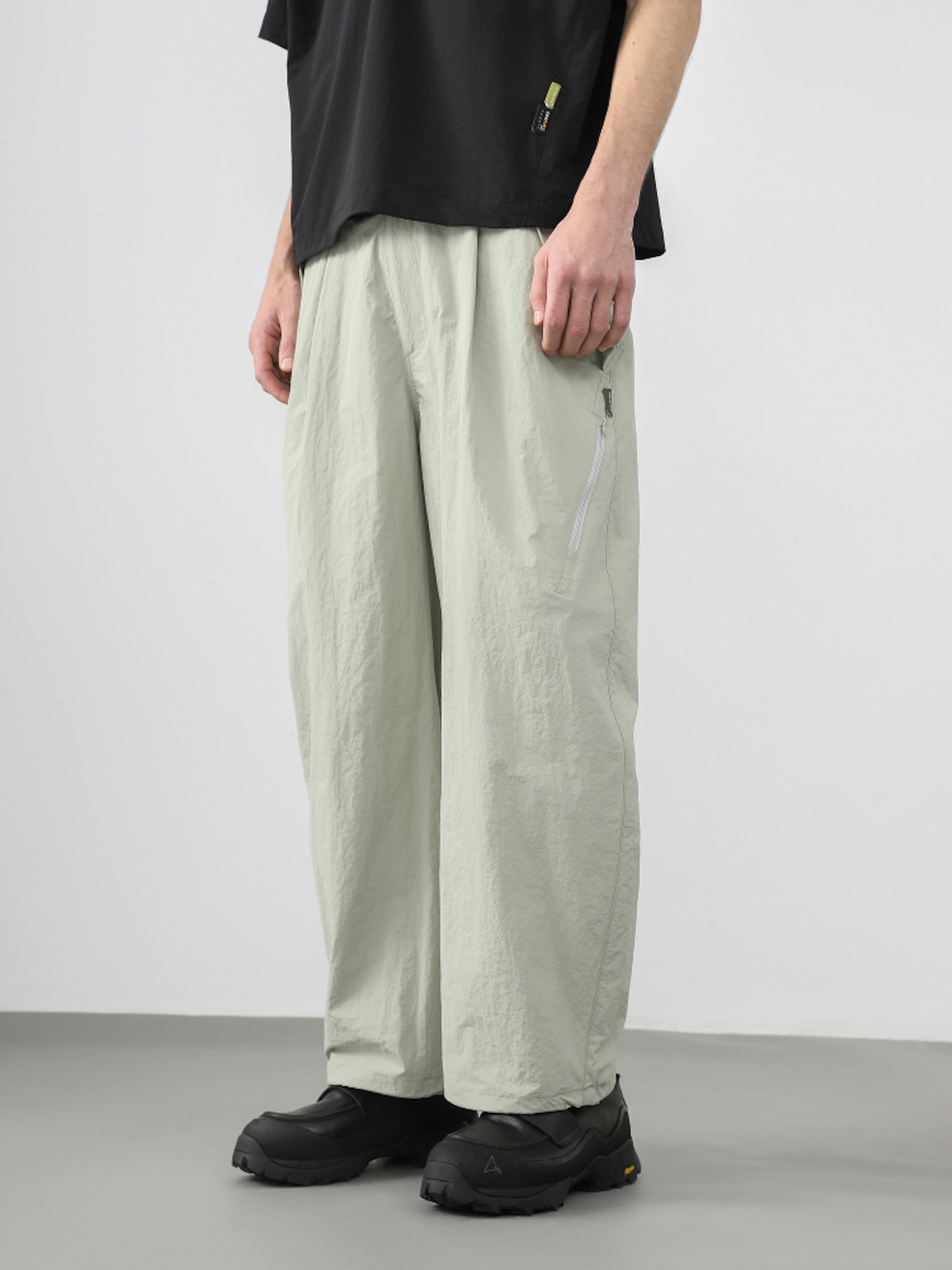 WHYWORKS ウィローリーフ シミターカーブパンツ