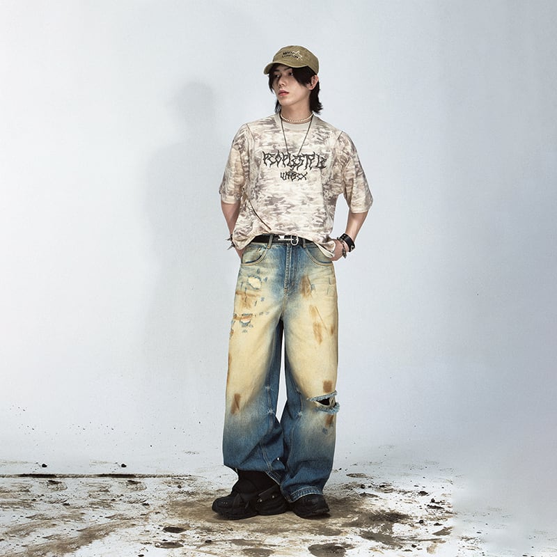 PEOPLESTYLE クラッシュ デニム