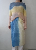 【三段染め×綿シルクスカーフ】SCARF016-12