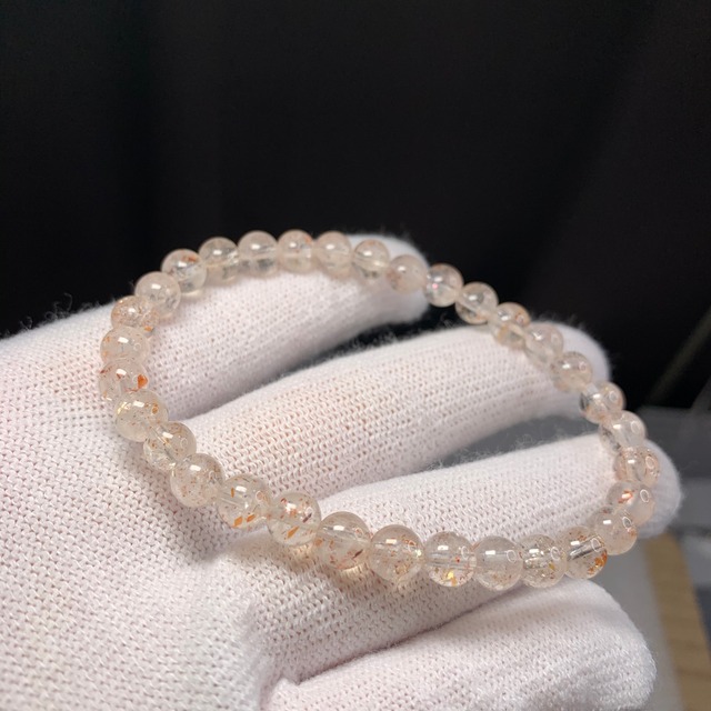4クリアタイプ✩サンストーンブレスレット