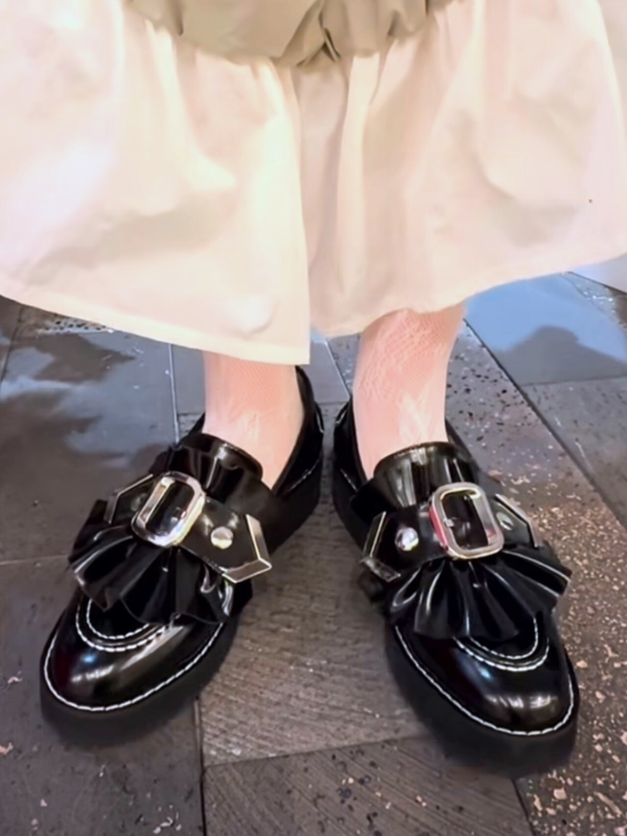 【25SS 】HOUGA ホウガ / day and night loafer BLACK  / ローファー - 6