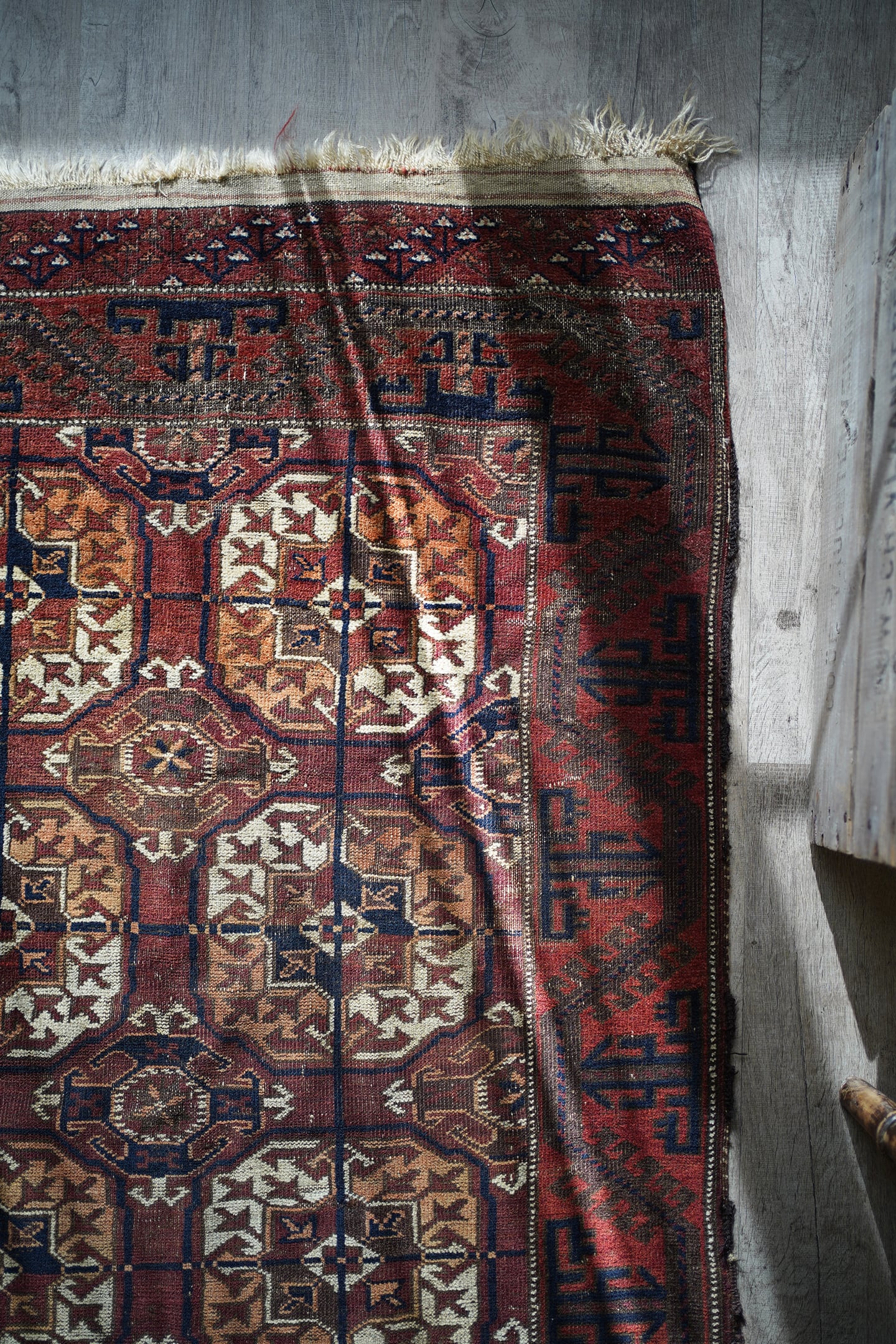168】Antique Afghan Baluch rug 1900's | ヴィンテージラグ専門店