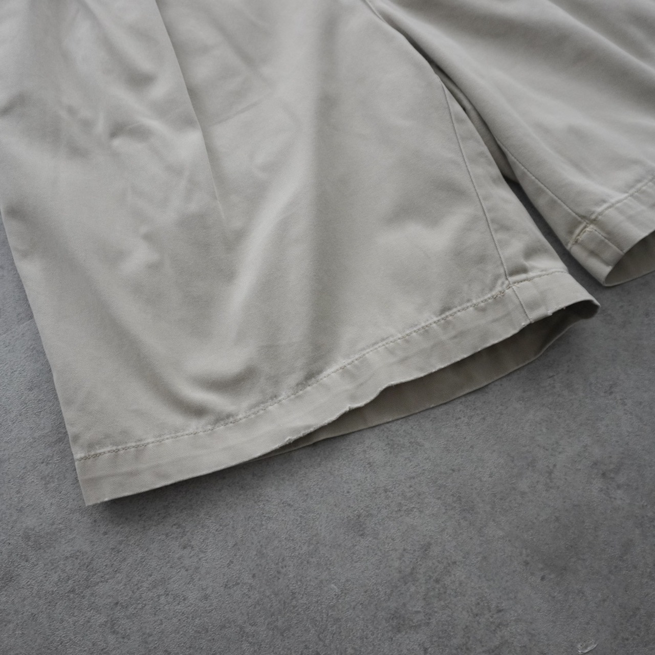 Polo by Ralph Lauren "TYLER SHORTS" beige [W38] 古着 - 8