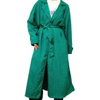 80's Potomac Collection Green Nylon Trench Coat