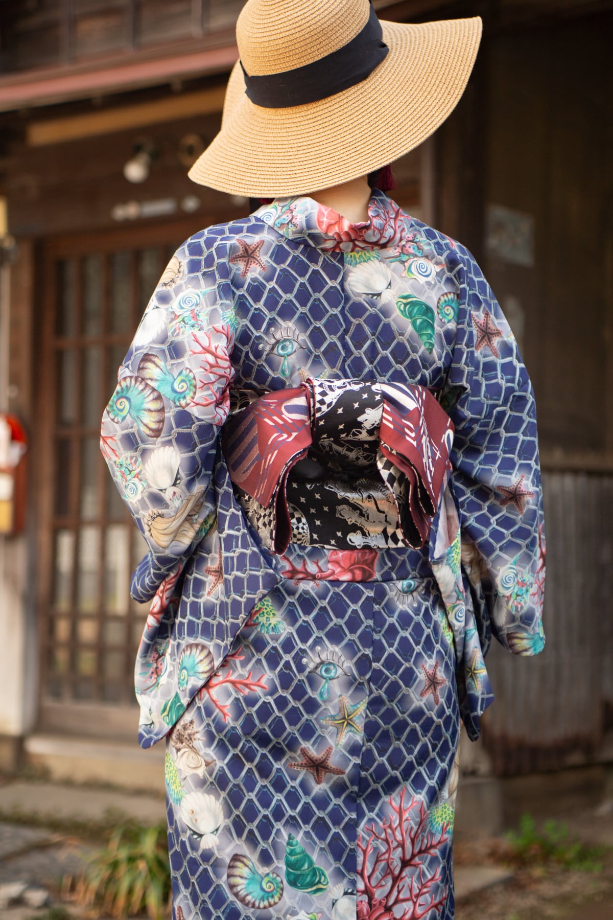 ラスト1点・M寸即納品あり】セオアルファ浴衣「Under the net