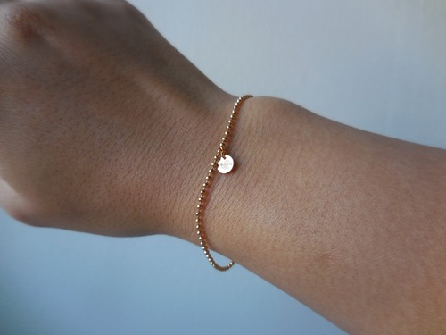 Logo Tsubu Chain Bracelet