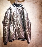 90's fake leather cyber blouson