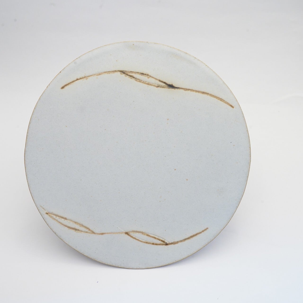 【松尾亮佑】Round Plate 赤土 18