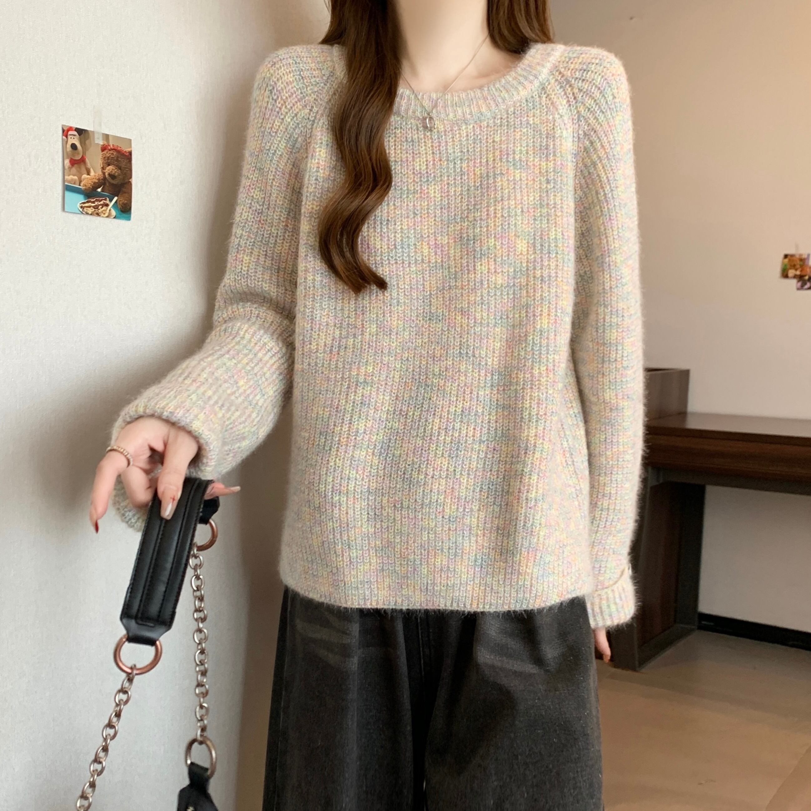 大人かわいい服 ゆるふわシルエットの大人ロングカーディガン アウター