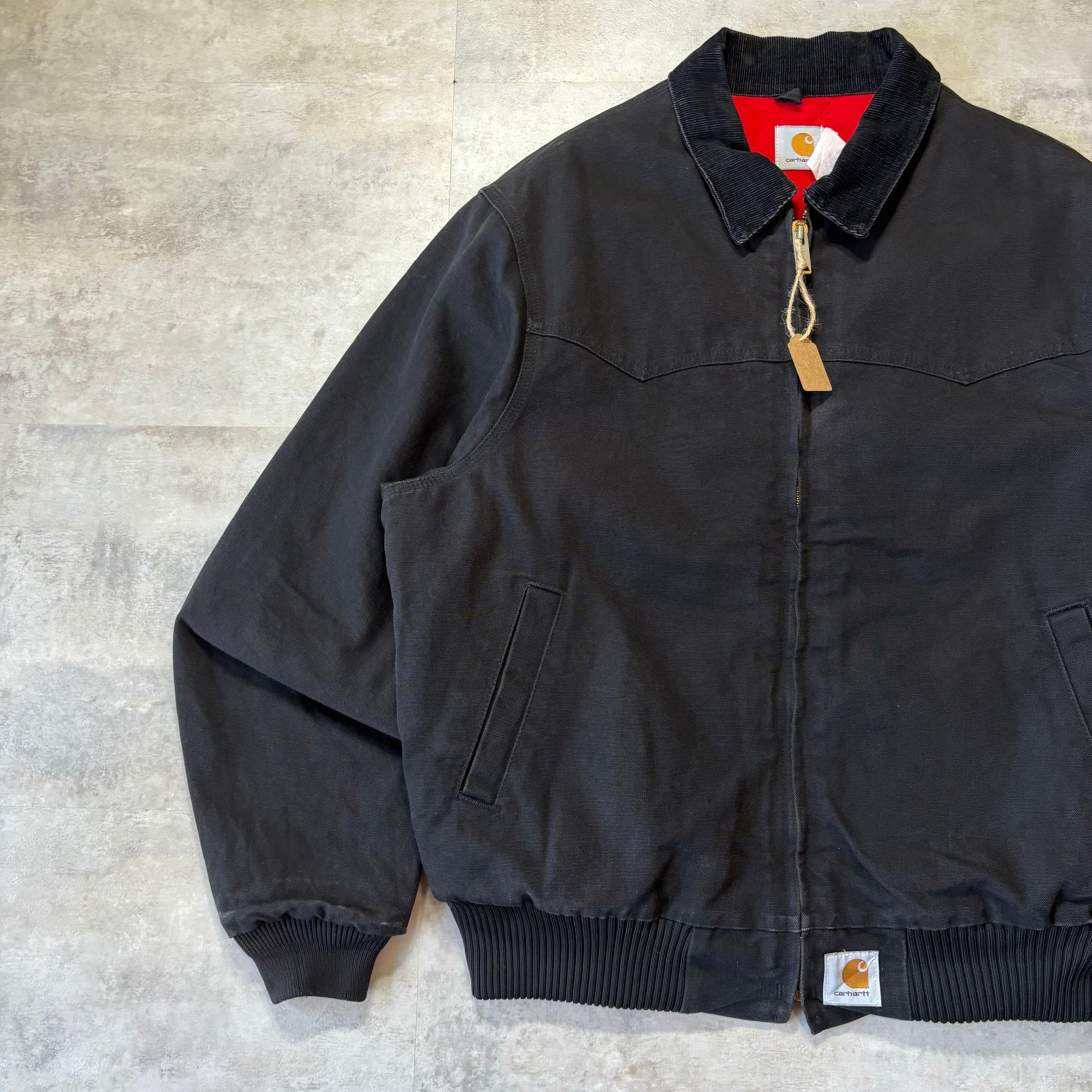 80's〜 carhartt サンタフェジャケット ブラック キルティング 80's〜 carhartt サンタフェジャケット ブラック キルティング