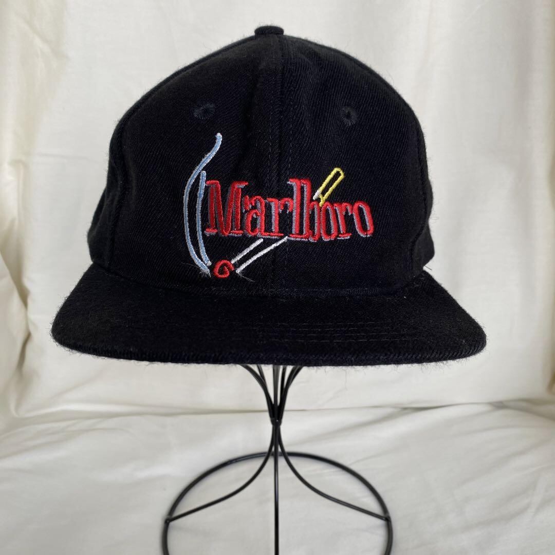 Marlboro マルボロ キャップ 90s キャップ/帽子】90s Marlboro (マルボロ) 企業物 6パネル