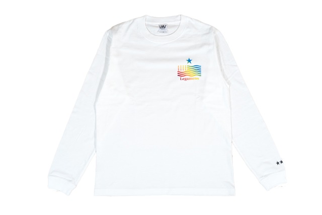 【star logo rainbow long sleeve】