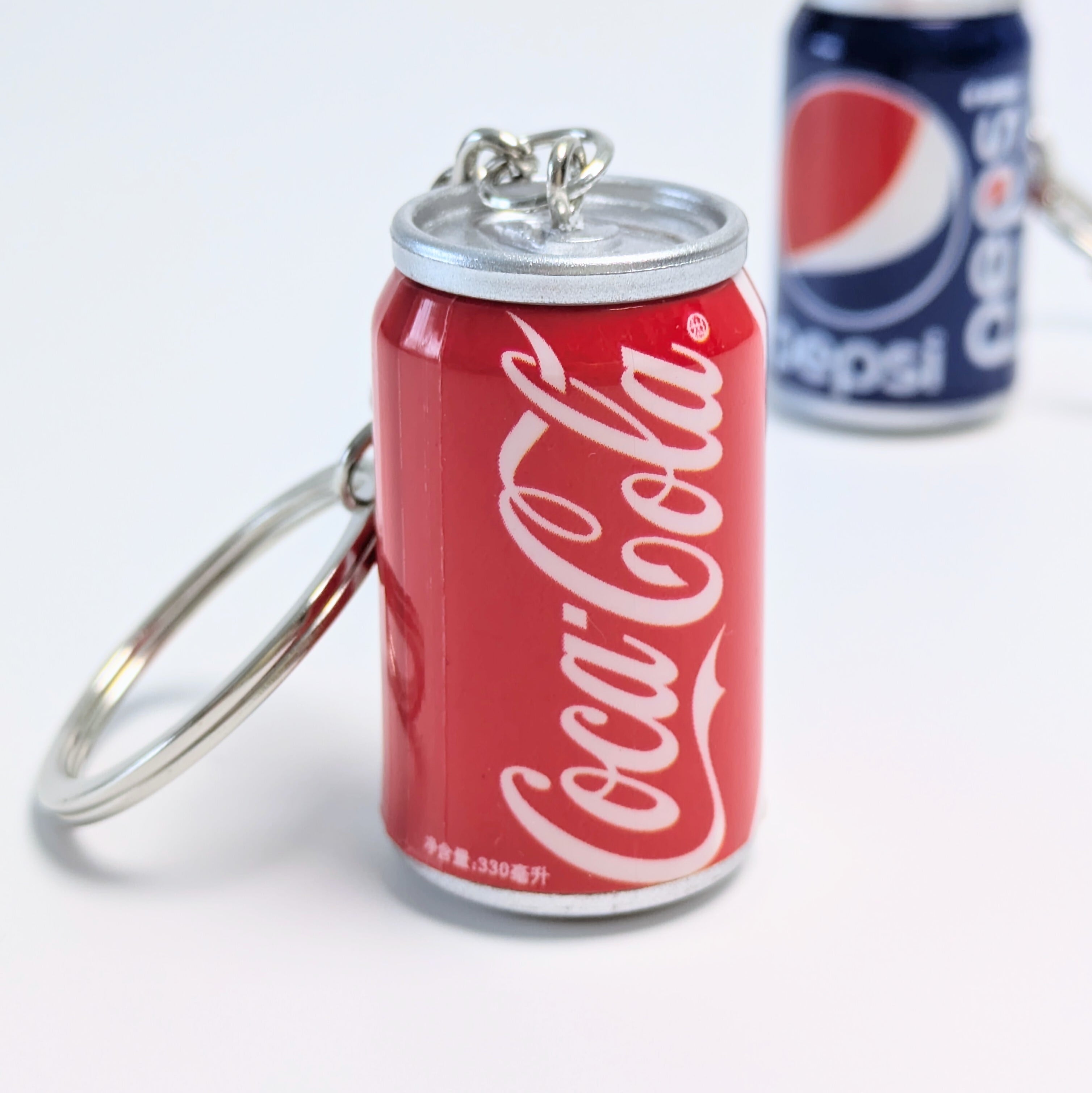 【 ドリンク缶キーホルダー 】 PEPSI / Coca-Cola ペプシ コーラ〚アメリカン雑貨 アメトイ〛