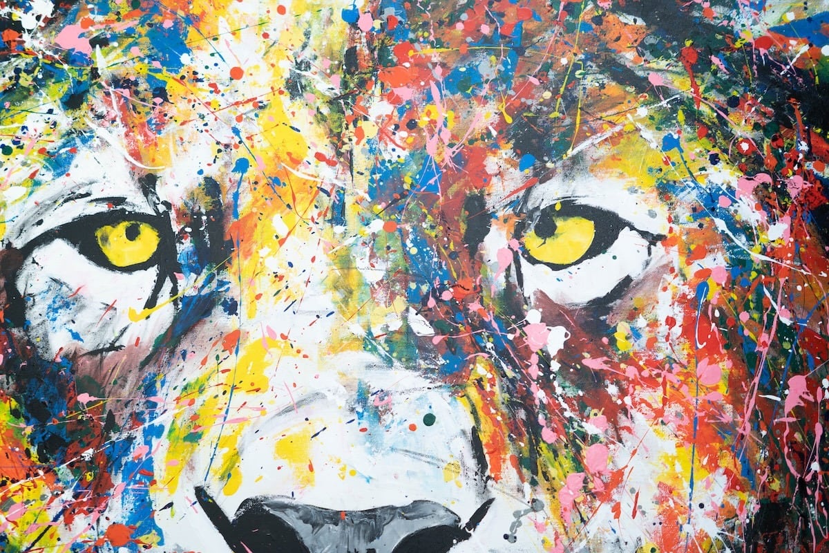LION / ライオンの現代アート作品 絵画販売 | TOMOYA GALLERY STORE