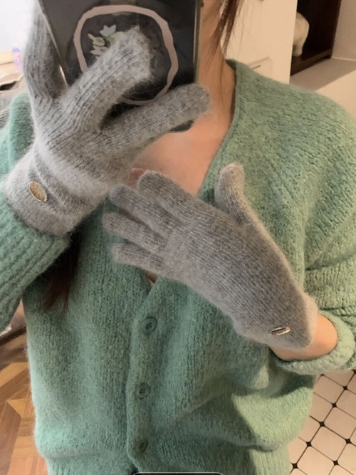 (即納) Fil. / Angora glove 2color