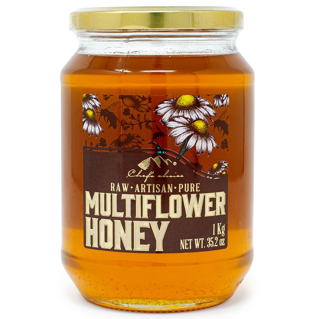 シェフズチョイス 生はちみつ 1kg RAWハニー 無添加はちみつ Multi flower Raw Honey　非加熱RAW製法