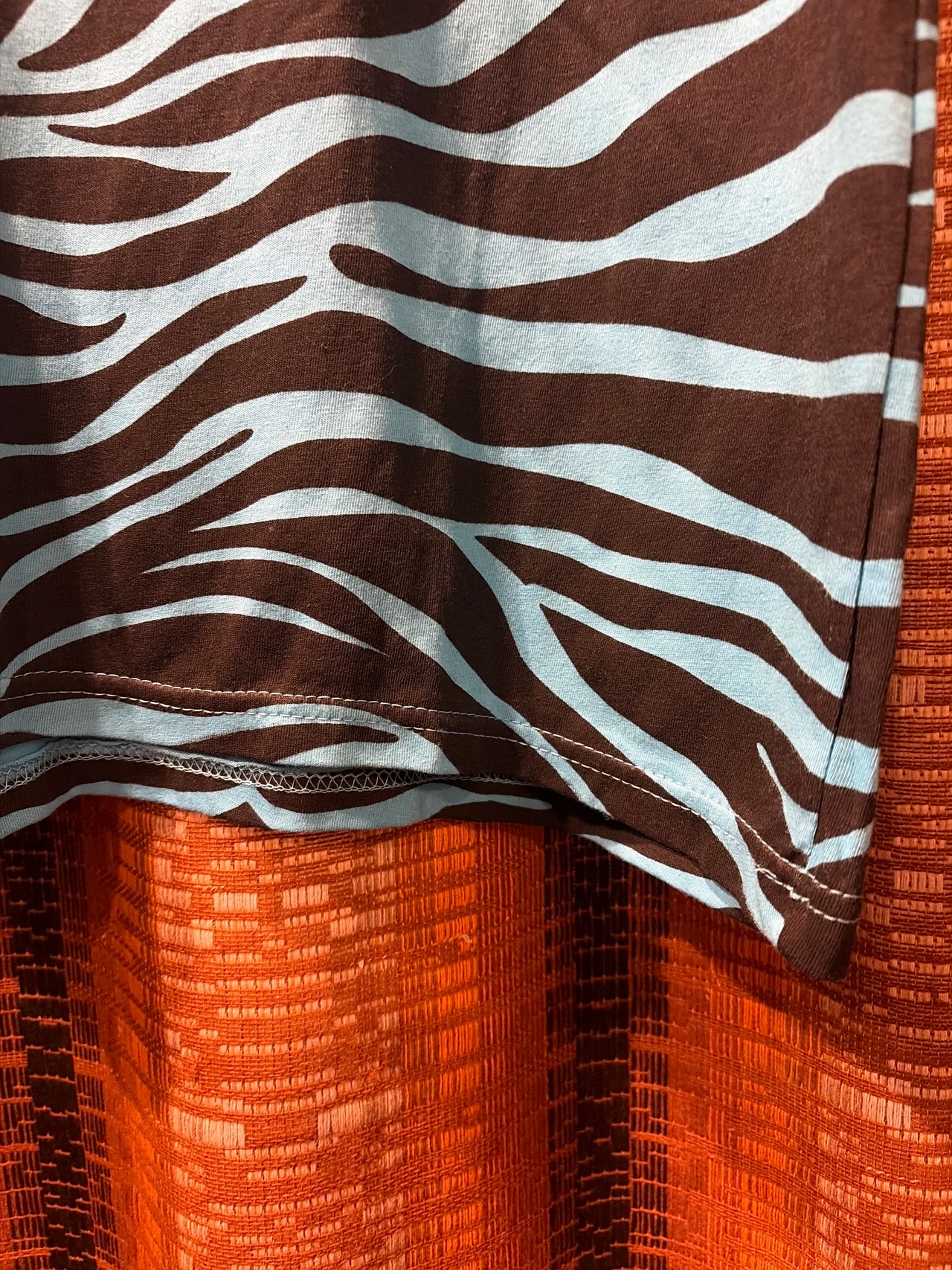 80's Zebra Pattern Tee | dookie used&vintage clothing