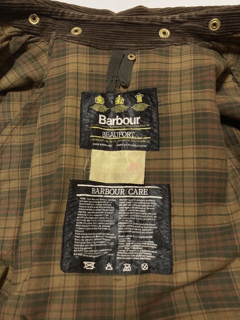 94s　Barbour　BEAUFORT　3ワラント　バブアー　ビューフォート