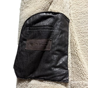 ETRO tweed switching mouton riders jacket