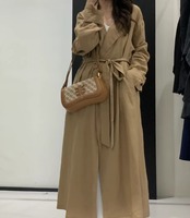 リネンロングコート 